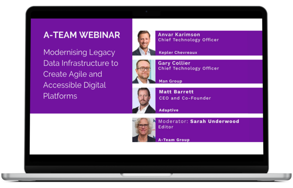 On-Demand Webinar - Modernising Legacy Data Infrastructures 1 Adaptive A Team Webinar 1024x659 1