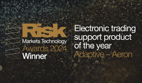 Risk Markets Technology Awards 2024 - Electronic Trading Support Product of the Year Winner