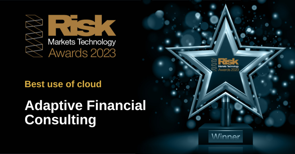 Risk Markets Technology Awards 2023 - Winner Best Use of Cloud