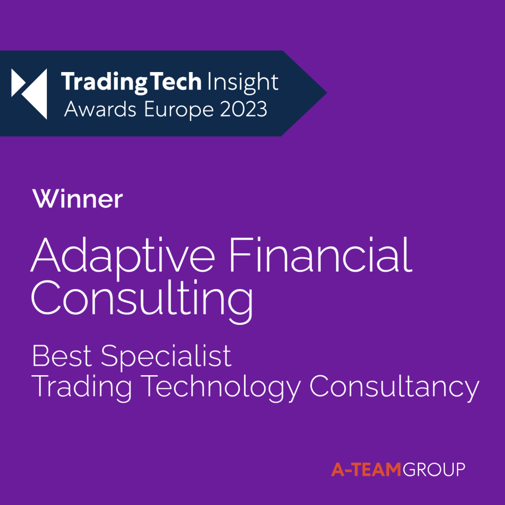 TradingTech Insight Awards Europe 2024 - Best Specialist Trading Technology Consultancy Winner