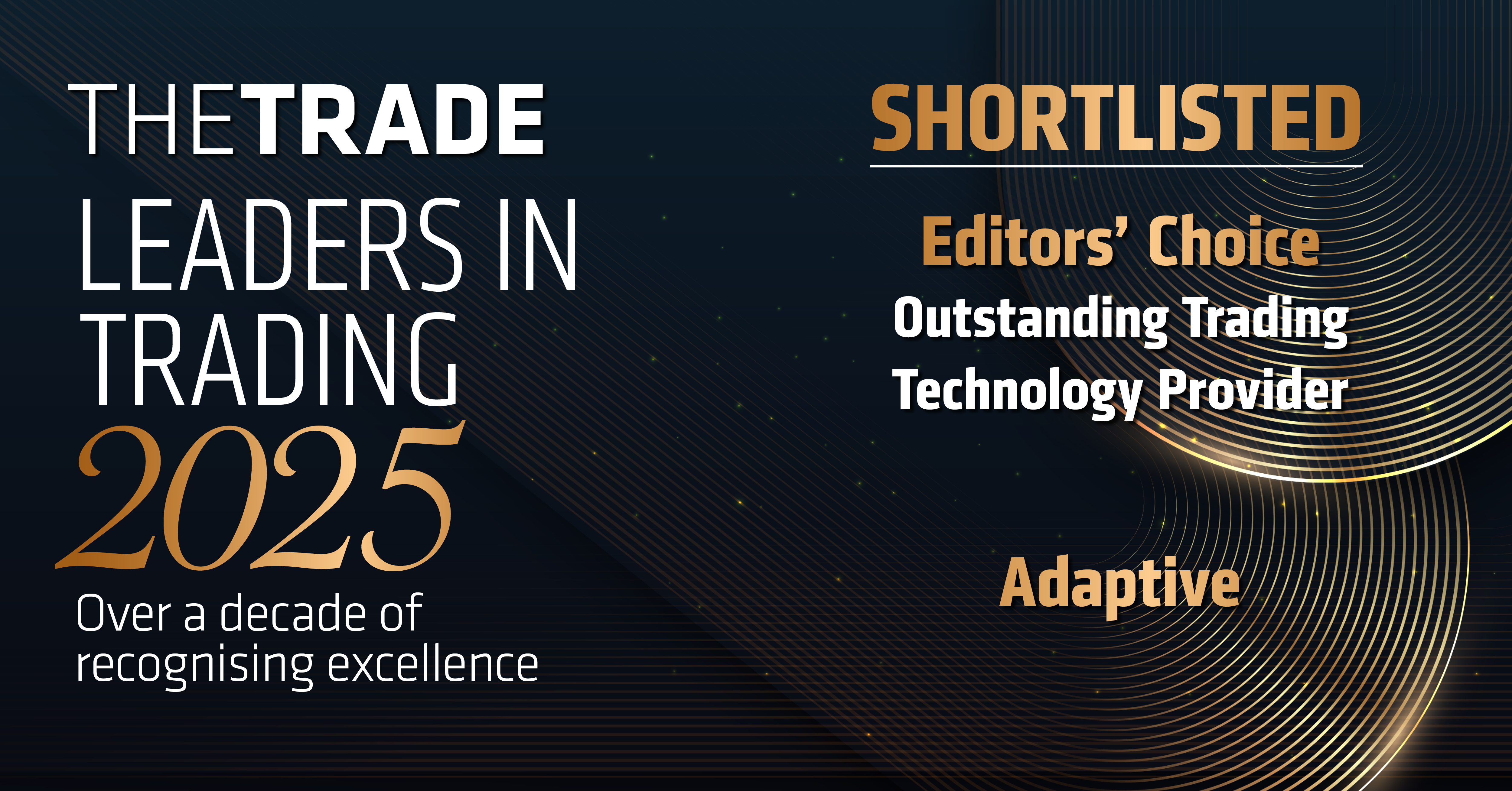 The Trade Shortlist Logo - Adaptive 2025